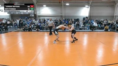 165 lbs Quarterfinal - Seth Thomas, Salem vs Jordan Watters, West Liberty