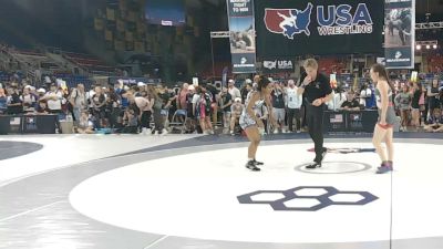 120 lbs Cons. Sub-quarters - Maquelle Pace, Utah vs Khole Perez, Illinois