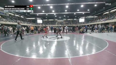 175 lbs Semifinal - Ian Redding, York vs Braylen Wicks-Williams, Dover