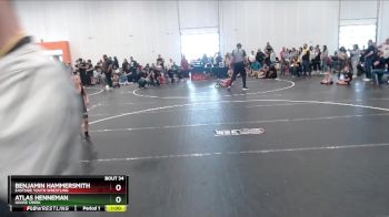 55 lbs Cons. Round 2 - Benjamin Hammersmith, Eastside Youth Wrestling vs Atlas Henneman, Goose Creek