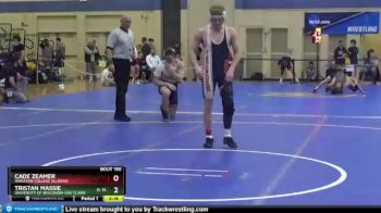 157 lbs Cons. Round 2 - Tristan Massie, University Of Wisconsin-Eau Claire vs Cade Zeamer, Wheaton College (Illinois)