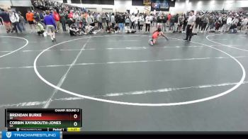 113 lbs Champ. Round 2 - Brendan Burke, WI vs Corbin Xayabouth-Jones, GA