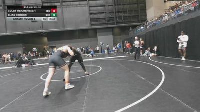 285 lbs Champ. Round 3 - Elias Pardon, Morningside (Iowa) vs Colby Reichenbach, Doane University