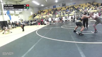 155 lbs Round Of 16 - Clay Taylor, Tahlequah Wrestling Club vs Julian Fisher, Jay Junior High