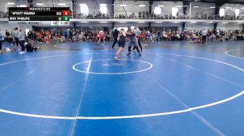 Silver 285 lbs Cons. Round 1 - Wyatt Hanna, North Iowa Area Community College vs Roy Phelps, Quincy