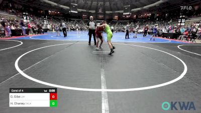 120 lbs Consi Of 4 - Drake Gibe, Jay Wrestling Club vs Hunter Chaney, Oklahoma Wrestling Academy