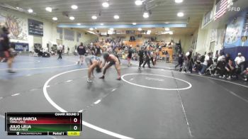 175 lbs Champ. Round 3 - Isaiah Garcia, Yorba Linda vs Julio Leija, Trabuco Hills