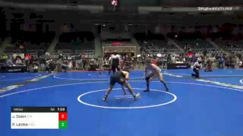 145 lbs Quarterfinal - Jayden Colon, Izzy Style Wrestling vs Philip Lamka, Cyclone