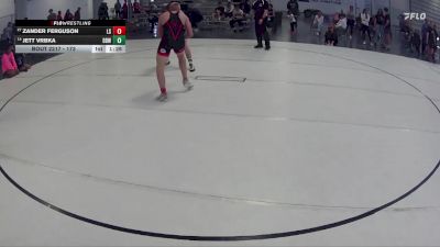 173 lbs Quarterfinal - Jett Vrbka, Double Dog Wrestling vs Zander Ferguson, Lincoln Southeast