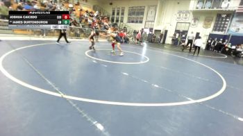 113 lbs Champ. Round 1 - Joshua Caicedo, Corona vs James Burtonduron, Santa Monica