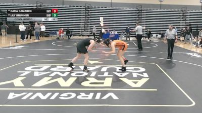 138 lbs Cons. Round 1 - Katia Kamarck, Hayfield vs Lily Brunner, Radford