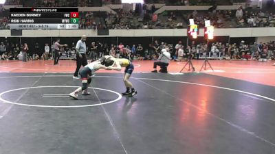 3-5 76 Champ. Round 1 - Reid Harris, Mathews Youth Wrestling Club vs Kaeden Burney, Fauquier Wrestling Club