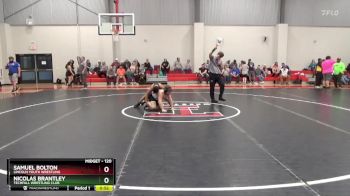 120 lbs Cons. Round 2 - Nicolas Brantley, Techfall Wrestling Club vs Samuel Bolton, Lincoln Youth Wrestling