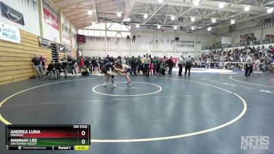 120 (122) Cons. Round 4 - Andrea Luna, Freedom vs Hannah Lee, San Ramon Valley