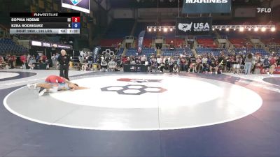 145 lbs Cons. Rd Of 64 - Sophia Hoeme, KS vs Ezra Rodriguez, IL