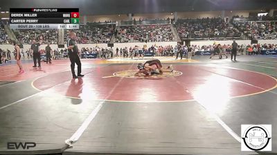 138 lbs Round Of 64 - Derek Miller, Mangum Wrestling vs Carter Perry, Carl Albert