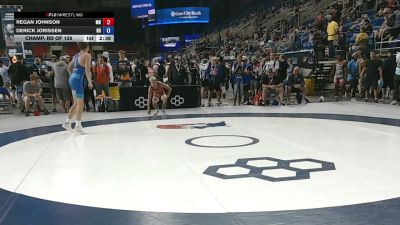 120 lbs Champ. Rd Of 128 - Regan Johnson, Minnesota vs Derick Jorissen, North Dakota