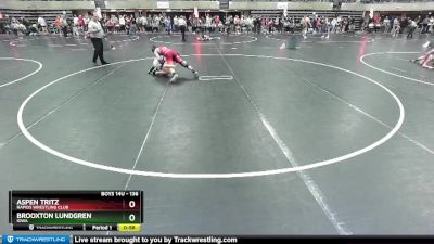 136 lbs Semifinal - Aspen Tritz, Rapids Wrestling Club vs Brooxton Lundgren, Iowa