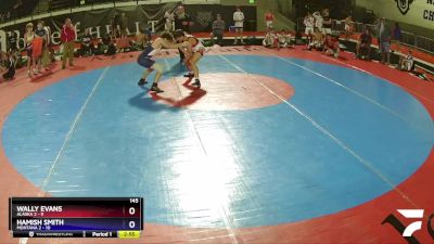 145 lbs Semis & Wb (16 Team) - Wally Evans, Alaska 2 vs Hamish Smith, Montana 2