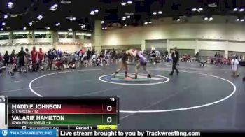 126 lbs Semis & Wb (16 Team) - Valarie Hamilton, Iowa Pin-A-Sarus vs Maddie Johnson, STL Green