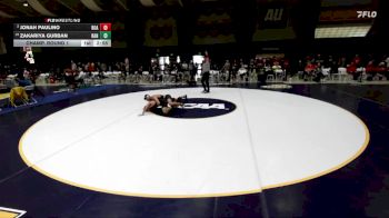 133 lbs Champ. Round 1 - Zakariya Gurban, Randolph vs Jonah Paulino, Roanoke College