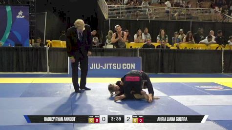 Ahria Liana Guerra vs Hadley Ryan Annoot 2025 Pan Kids Jiu-Jitsu IBJJF Championship