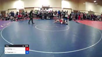 70 kg Round Of 64 - Joshua Licking, Nebraska Wrestling Training Center vs Sam Freeman, Michigan