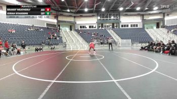 165 lbs 4th Wrestleback (16 Team) - Josiah Staggers, Coffee vs Brandt Weatherly, Jackson County