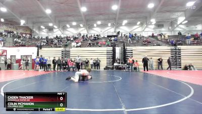 190 lbs Cons. Semi - Caden Thacker, Evansville Mater Dei vs Colin McMahon, Columbus East