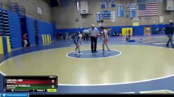 110 lbs Quarterfinal - Uruwa Abe, Ridgefield vs Natalia Murillo, Chiawana