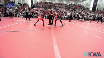 62 lbs Rr Rnd 1 - Lilah Snyder, Team Tulsa Wrestling Club vs Briâ€™eon Daugherty, RSA RedStorm
