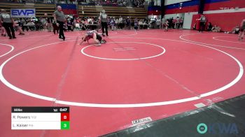 90 lbs Final - Rhett Powers, Tiger Trained Wrestling vs Logan Kaiser, Pin-King All Stars
