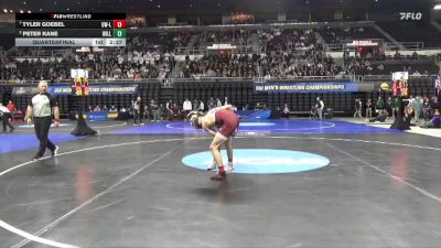 157 lbs Quarterfinal - Tyler Goebel, Wis.-La Crosse vs Peter Kane, Williams