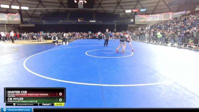 120 lbs Cons. Round 2 - Cie Myler, FordDynastyWrestlingClub vs Hunter Coe, Inland Northwest Wrestling Training Center