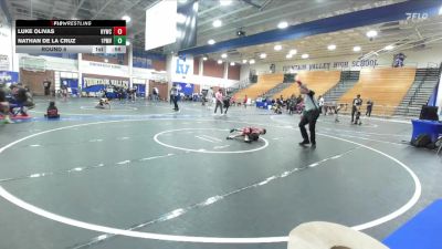 43-45 lbs Round 4 - Nathan De La Cruz, 10th Planet Mission Viejo vs Luke Olivas, Hemet Youth Wrestling Club
