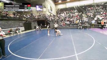 6A 100 lbs Champ. Round 1 - Melayna Johnson, Riverton vs Gwendalen Andra, Skyridge