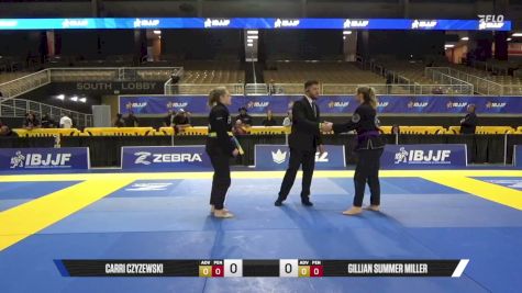 Gillian Summer Miller vs Carri Czyzewski 2026 Pan Jiu Jitsu IBJJF Championship