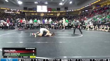 160 lbs Quarterfinal - Noah Trexel, 1-Southeast Polk vs Josiah Schaetzle, 8-Dubuque Hempstead