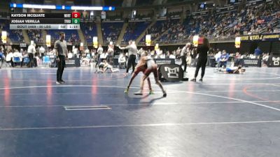 80 lbs Round Of 16 - Kayson McQuate, Northern Lebanon vs Josiah Verilla, Tyrone