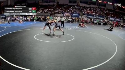 D 1 150 lbs Cons. Round 3 - Brennan Jackson, Benton vs Shawn Townsend, Dutchtown