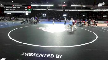 Girls 170 lbs Cons. Round 2 - Zoey Egaas, Federal Way (Girls) vs Annalise Marquiss, White River (Girls)