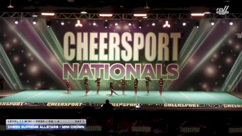 Cheer Supreme Allstars - Mini Crown [2026 L1.1 Mini - PREP - D2 - A Day 1] 2026 CHEERSPORT National All Star Cheerleading Championship