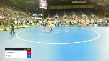 285 lbs Rnd Of 64 - Jesse Saavedra, Illinois vs Willie Cox, Alabama