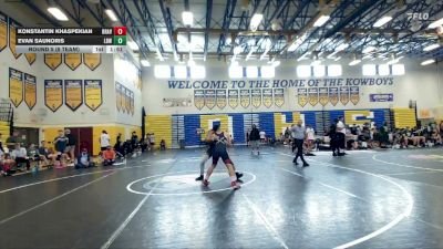 165 lbs Round 5 (8 Team) - Evan Saunoris, Lemon Bay WC vs Konstantin Khaspekian, Braves WC