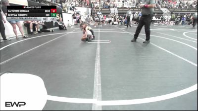 60-65 lbs Rr Rnd 4 - Autumn Brigge, Mojo Grappling Academy vs N`cyla Brown, OKC Saints Wrestling