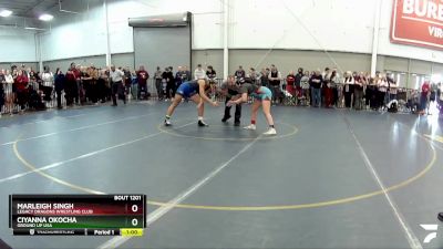 135-144 lbs Round 1 - Marleigh Singh, Legacy Dragons Wrestling Club vs Ciyanna Okocha, Ground Up USA