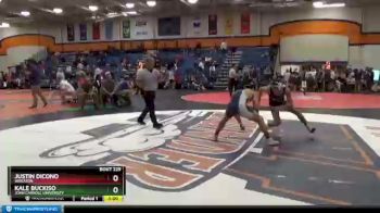 149 lbs Cons. Round 2 - Justin Dicono, Wheaton vs Kale Buckiso, John Carroll University