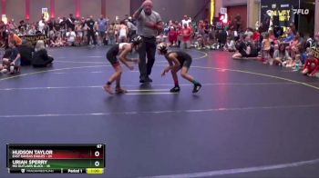 67 lbs Round 3 (4 Team) - Hudson Taylor, East Kansas Eagles vs Uriah Sperry, MO Outlaws Black