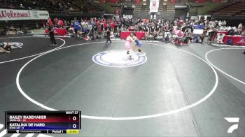 120 lbs Round 4 (16 Team) - Bailey Rademaker, SAWA-GR vs Katalina De Haro, IEWA-GR