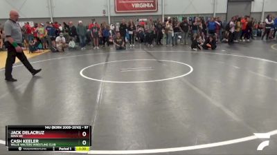 97 lbs Champ. Round 2 - Cash Keeler, Willie Walters Wrestling Club vs Jack Delacruz, Nova WC